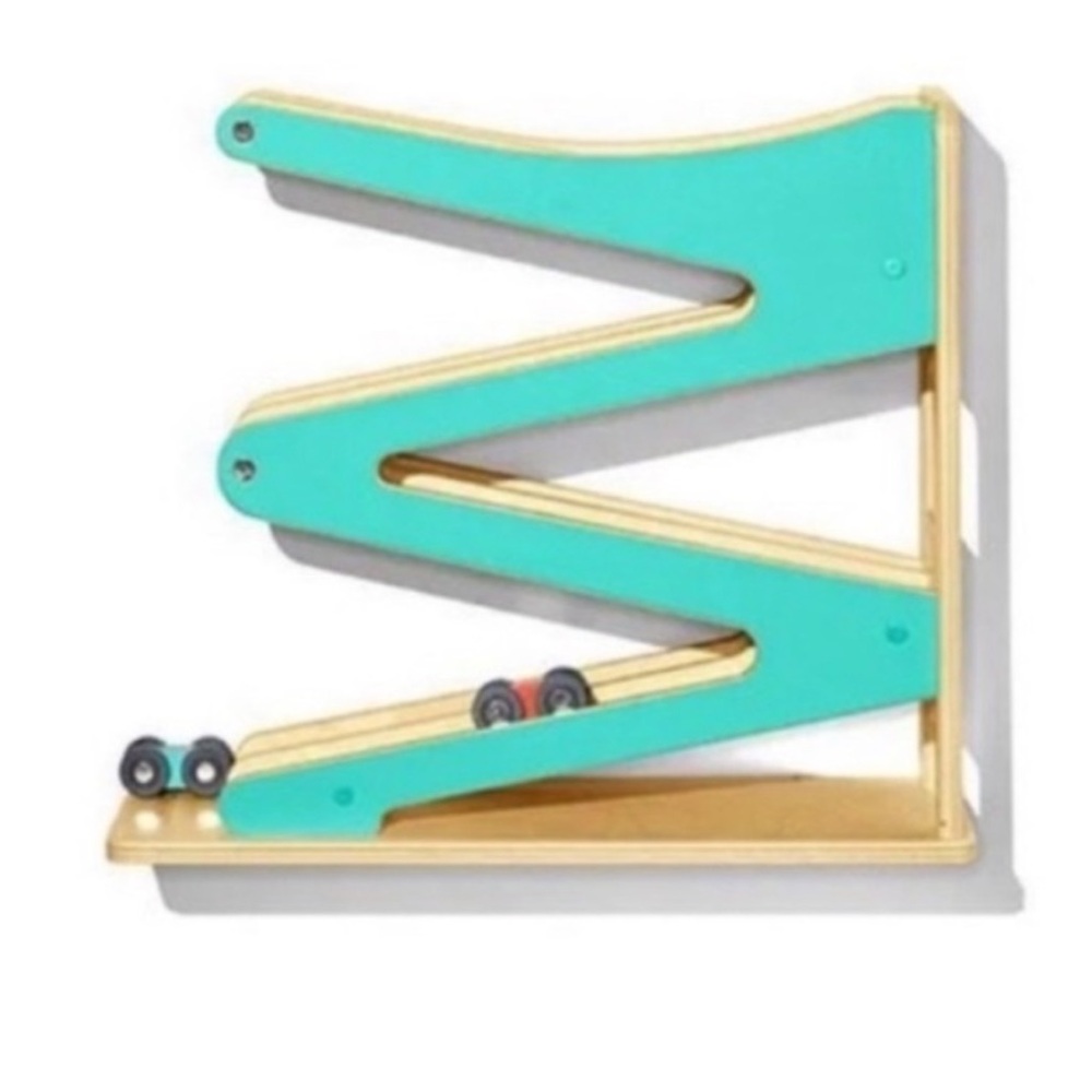 Lovevery Race And Chase Car Ramp with Two Cars Baby Toddler Learning - Picture 3 of 13